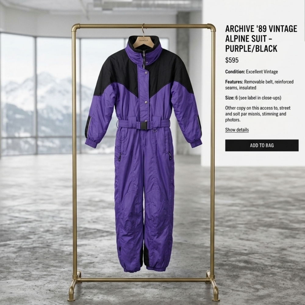 Rare Obermeyer Vintage Ski Suit Snowboarding Retro 90s Y2K Outerwear New 🇺🇦